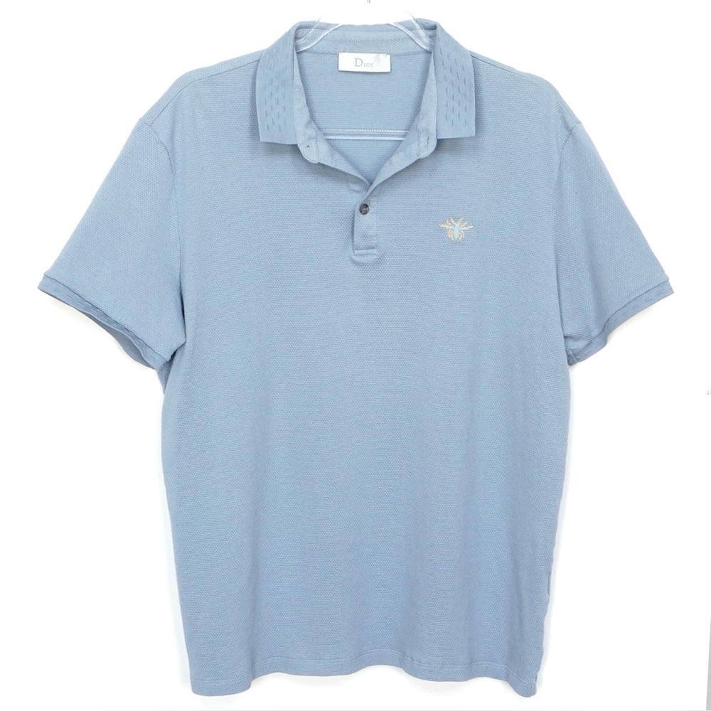 Dior Bee Logo Embroidered Polo